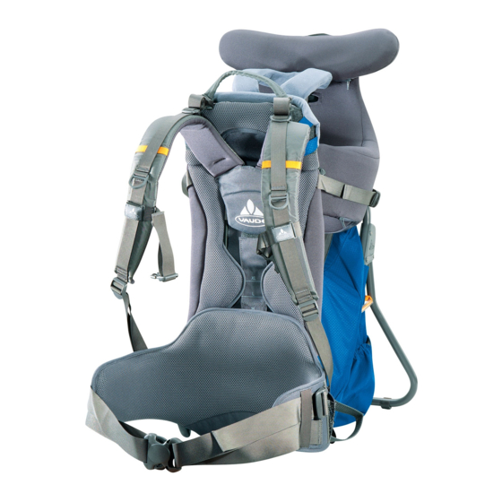 Vaude Butterfly Comfort Bedienungsanleitung