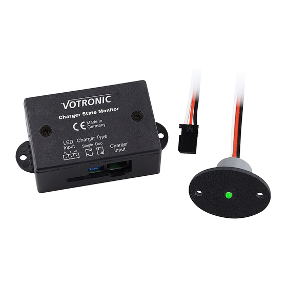 Votronic Charger State Monitor Montage- Und Bedienungsanleitung