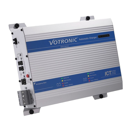 Votronic Automatic Charger VAC 1215/40 DUO Montage- Und Bedienungsanleitung