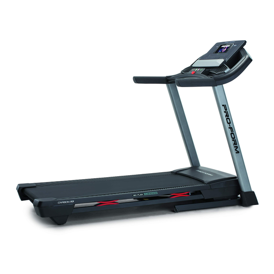 Pro-Form CARBON T7 Gebrauchsanleitung