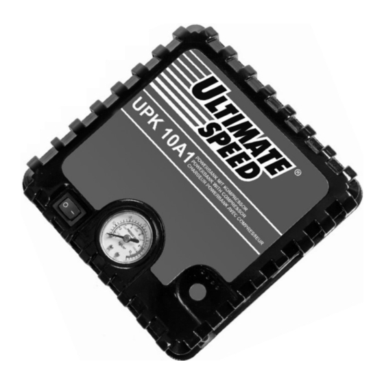 ULTIMATE SPEED UPK 10 A1 Originalbetriebsanleitung