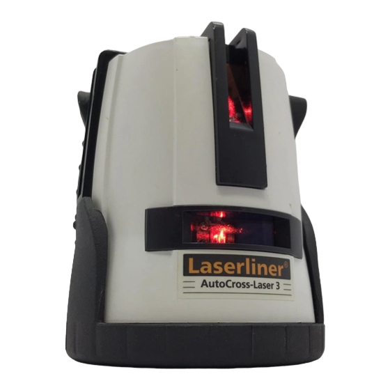 LaserLiner AutoCross-Laser ACL 3 RX Bedienungsanleitung