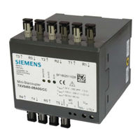 Siemens 7XV5450 0BA00 Betriebsanleitung