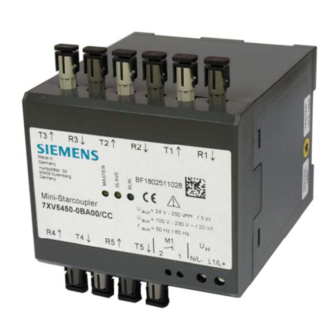 Siemens 7XV5450 0BA00 Betriebsanleitung