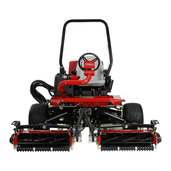 Toro Reelmaster 3100-D Bedienungsanleitung