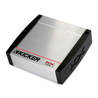 Kicker KX1600.1 Benutzerhandbuch
