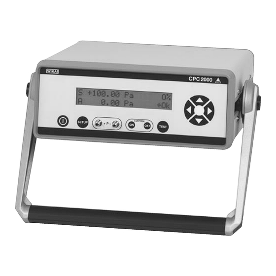 WIKA CPC2000 Betriebsanleitung