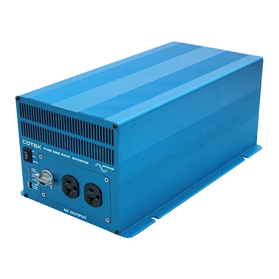 Cotek SK 2000 Bedienungsanleitung