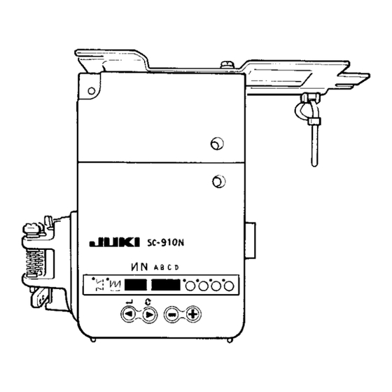 JUKI SC-910N Betriebsanleitung