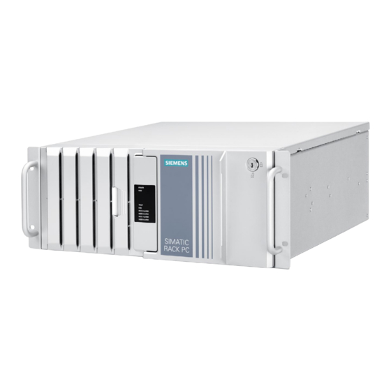 Siemens SIMATIC IPC547G Betriebsanleitung