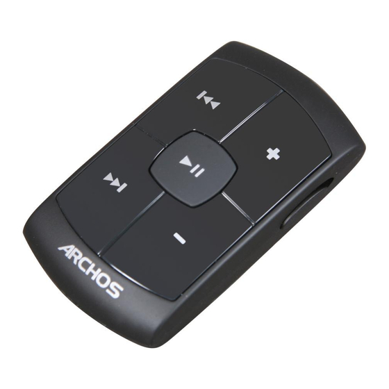 Archos clipper Bedienungsanleitung