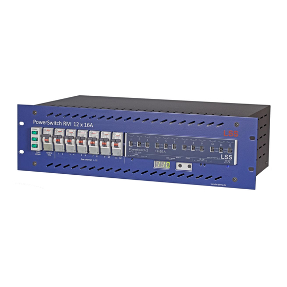 LSS PowerSwitch RM 12 x 16A Handbuch