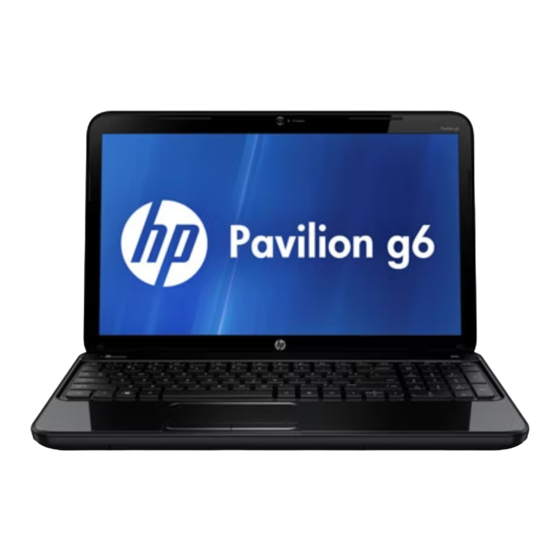 HP Pavilion g6-2348sg Handbücher
