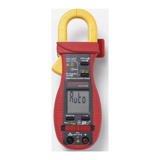 Amprobe ACD-45PQ Bedienungshandbuch