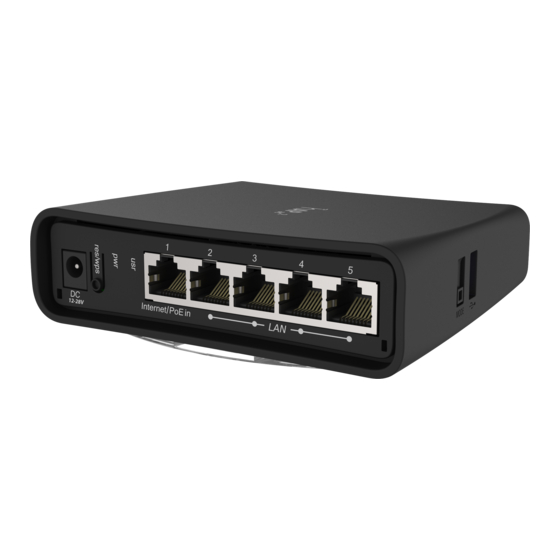 MikroTik RBD52G-5HacD2HnD-TC Kurzanleitung