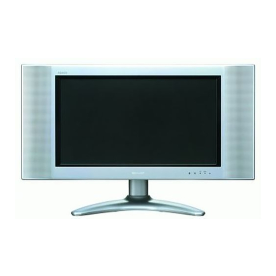 Sharp LC-22SV2E Bedienungsanleitung