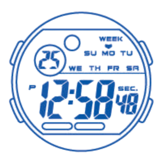Calypso Watches DIGITAL IKM885 Betriebsanleitung