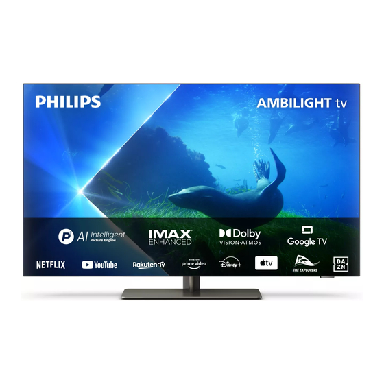 Philips 42OLED808/12 Kurzanleitung