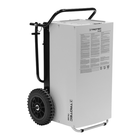 Trotec TTK 800 Originalbetriebsanleitung