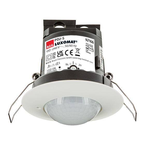 B.E.G. Luxomat PD2 S 180 Bedienungsanleitung