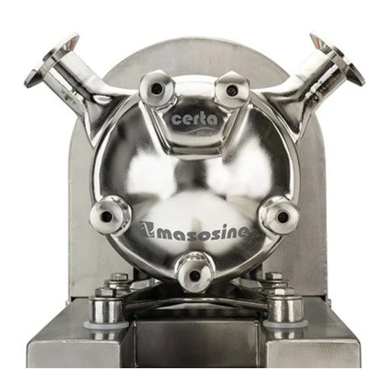 masosine Certa Plus Bedienungsanleitung