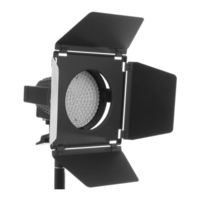 Walimex Pro LED-Spotlight XL + Abschirmklappen Gebrauchsanleitung