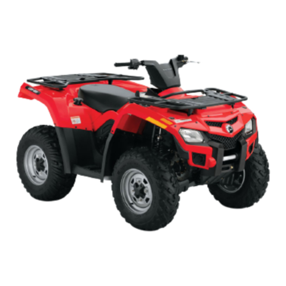 Can-Am 2010 Outlander 400 EFI Handbücher