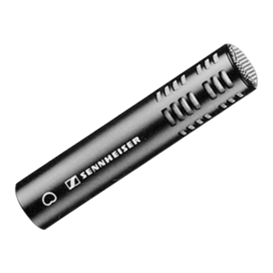 Sennheiser SYSTEM K6 ME 64 Gebrauchsanleitung