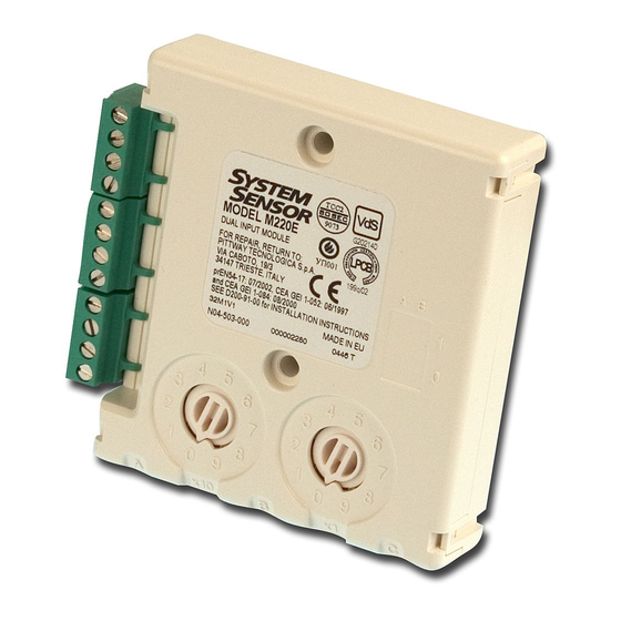 System Sensor M200XE Installationsanleitung