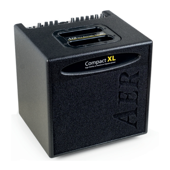 AER Compact XL Bedienungsanleitung