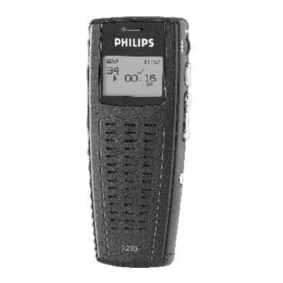 Philips DPM 9220 Benutzerhandbuch