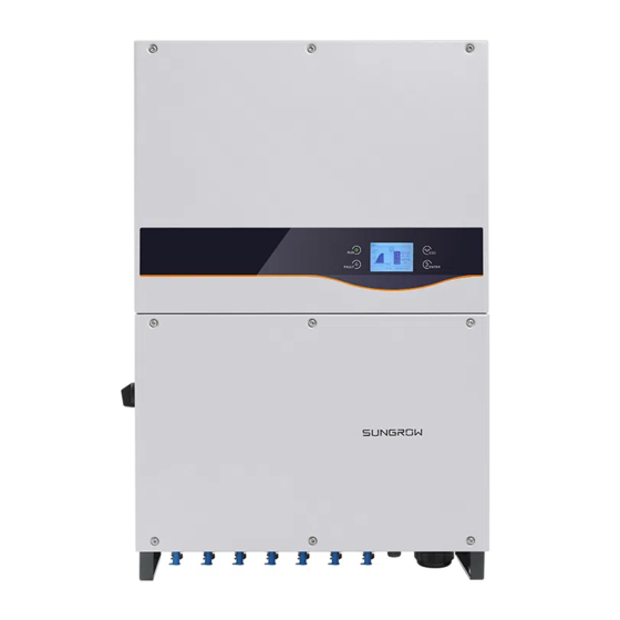 Sungrow SG60KTL Schnellinstallationsanleitung