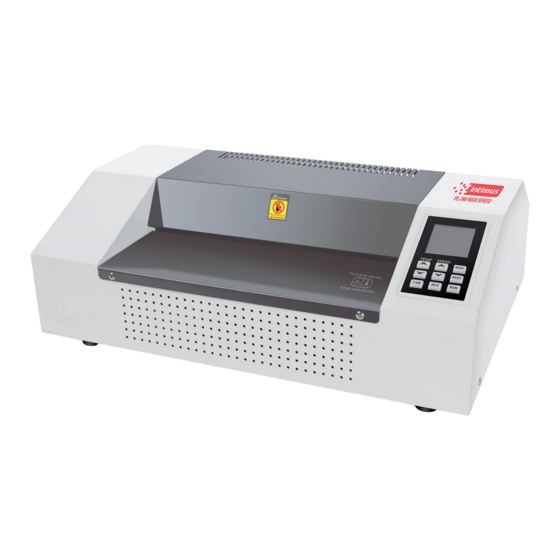 intimus PL-340 High Speed Betriebsanleitung