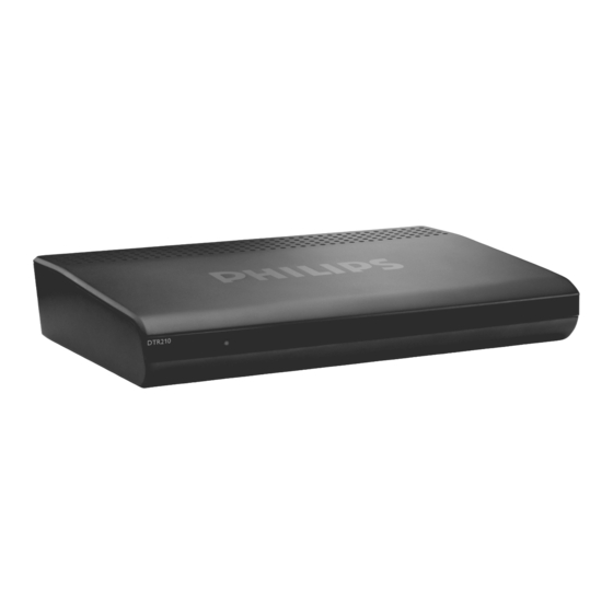 Philips dtr 210 Bedienungsanleitung