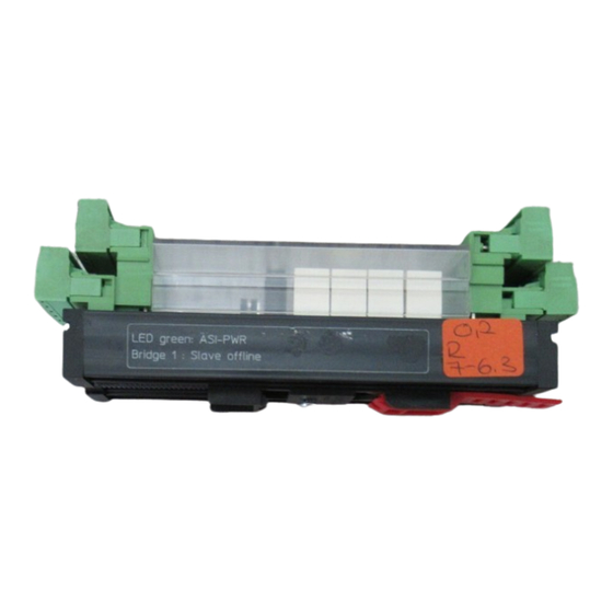 IFM Electronic AS INTERFACE AC2807 Montageanleitung