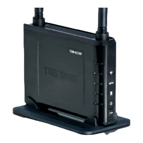 TRENDnet tew-637ap Kurzanleitung