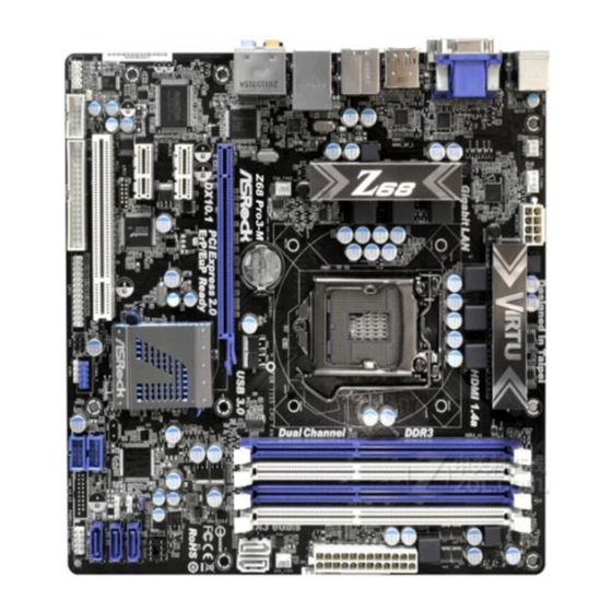 ASROCK Z68 Pro3-M Handbuch