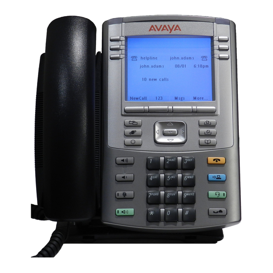 Avaya 1140E IP Deskphone Benutzerhandbuch