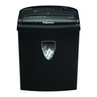 Fellowes POWERSHRED H-8Cd Anleitung