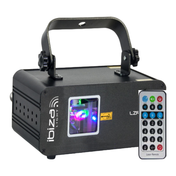 IBIZA LIGHT LZR430RGB Bedienungsanleitung