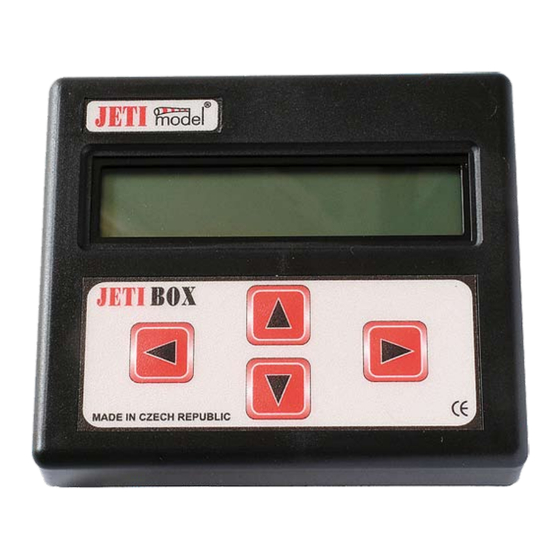 Hacker JetiBox Anleitung