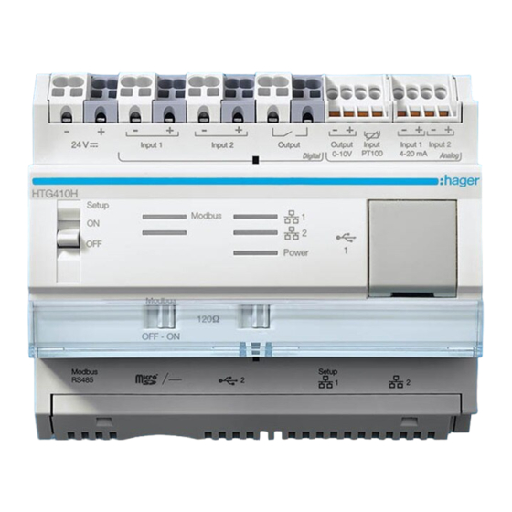 hager HTG411H Installationsanleitung