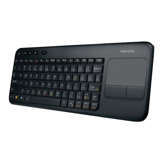 Logitech Harmony Installationshandbuch