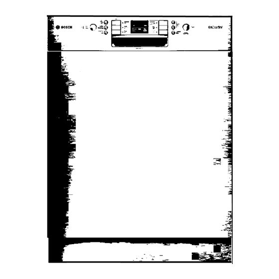 Bosch SMU86P05DE Kurzanleitung