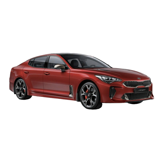 Kia stinger Kurzbedienungsanleitung