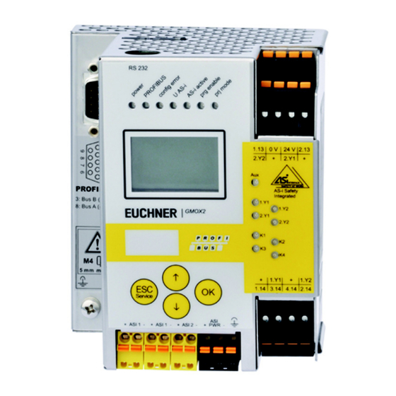 EUCHNER AS-i 3.0 PROFIBUS-Gateway Betriebsanleitung