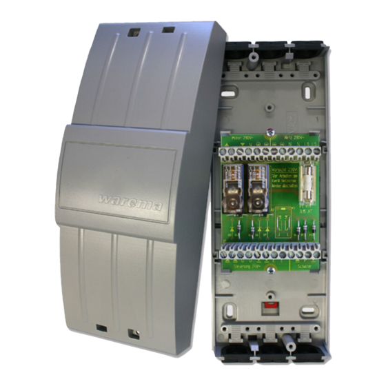 WAREMA MSE Standard Bedienungs- Und Installationsanleitung