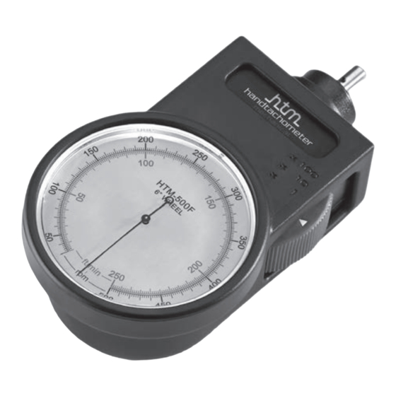 HTM 100M Betriebsanleitung