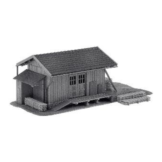 Faller 190119/3 goods shed Anleitung