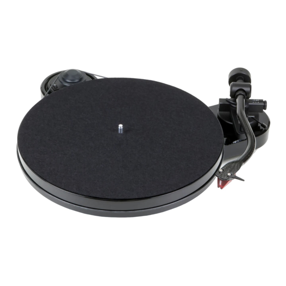 Pro-Ject Audio Systems Pro-Ject RPM 1 Carbon Bedienungsanleitung